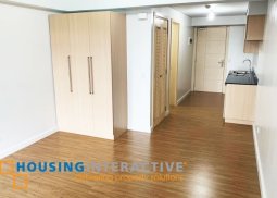 unfurnished studio-type unit in high park, vertis north quezon city