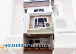 brand new fully furnished townhouse in heroes hill, quezon city