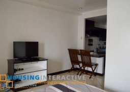 fully furnished studio unit for rent at paseo parkview suites