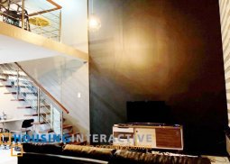 fully furnished 1br loft type for rent at bellagio bgc