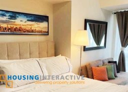 modern fully furnished studio unit for rent in the lerato