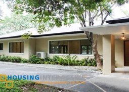 bungalow house and lot with pool for rent in makati city