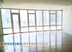 semi furnished 3bedroom unit for sale in proscenium at rockwell