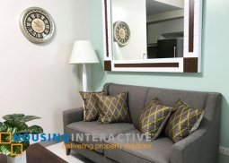 fully furnished 1br unit for rent in one uptown residences
