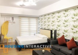 modern studio unit for lease in two maridien