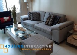 modern fully furnished 1-bedroom unit for lease in two serendra