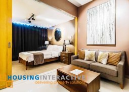 fully furnished 1 bedroom unit for rent in one uptown residences bgc