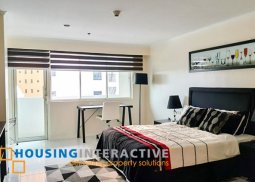 fully furnished studio unit for sale in oxford suites makati