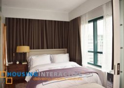 fully furnished 3 br loft unit for rent in edades tower makati