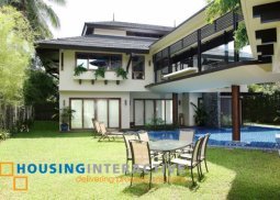 semi furnished 6br house for sale in ayala alabang village