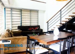 contemporary loft type condo unit for rent at one rockwell, makati