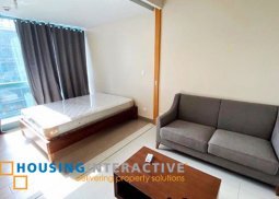 fully furnished 1 bedroom unit for rent in one uptown residences bgc