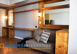 cozy studio type condo unit at two serendra for rent