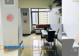 fully furnished 1br loft unit for rent/sale at bellagio three
