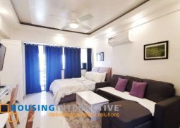 fully furnished studio unit for sale in greenbelt radissons makati