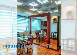 fully furnished 1br unit for lease in tiffany mansion greenhills