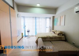 fully furnished studio unit for rent at three central