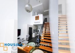 fully furnished 1-bedroom loft unit for sale in one rockwell