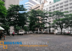 spacious lot for sale in makati