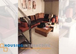 fully furnished 2bedroom bi-level unit for sale at two serendra