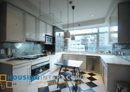 stylish  3 br condo unit for rent at pacific plaza towers, bgc taguig