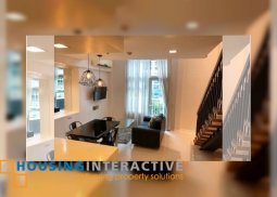 fully furnished 1-bedroom loft unit for rent in two serendra