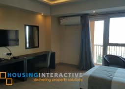 fully furnished studio unit for rent at the venice luxury residences