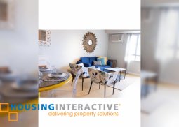fully furnished 1-bedroom unit for sale at the grove by rockwell