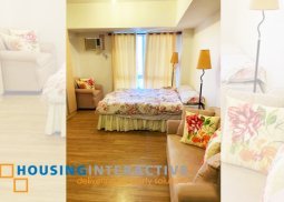 fully furnished studio unit for sale at the lerato