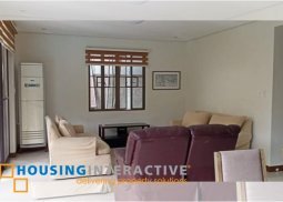 semi-furnished renovated 3-bedroom house with pool for rent in ayala alabang village