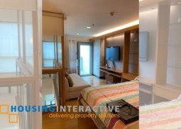 fully furnished 2-bedroom loft unit for sale in the residences at greenbelt