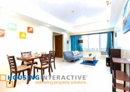 fully furnished 1br unit for lease in icon plaza bgc