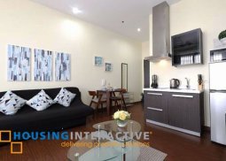 fully furnished studio unit for lease in knightsbridge residences makati