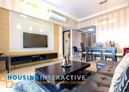fully furnished 1br unit for lease in one shangri-la place mandaluyong