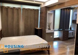 fully furnished studio unit for rent in bellagio one