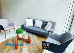 fully furnished 1bedroom loft type for rent at eton emerald