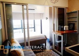 fully furnished studio unit for sale at the milano residences