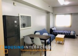 fully furnished studio unit for rent in the columns legazpi