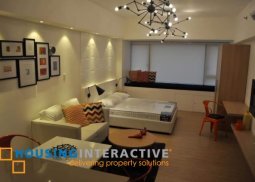 fully furnished studio unit for rent in one shangri-la place