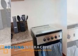 fully furnished 1-bedroom unit for sale in trion towers