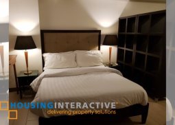 fully furnised studio unit for sale or rent in venice luxury residences