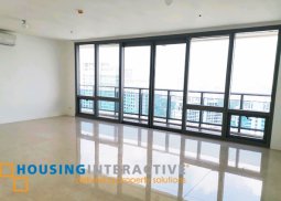 unfurnished 3br unit for lease in the suites bgc