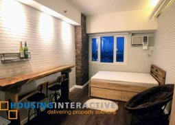 fully furnished studio unit for rent in the beacon