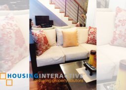 fully furnished 1-bedroom loft unit for rent in eton residences