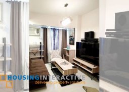 fully furnished 1-bedroom unit for rent in trion towers