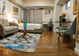 fully furnished studio unit for rent in two maridien