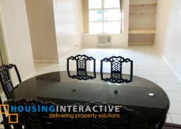 semi-furnished 2br unit for lease in one lafayette square makati