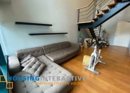 fully furnished 2-bedroom z-loft unit for rent at one rockwell