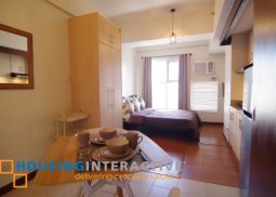 fully furnished studio unit for rent in paseo de roces