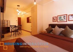 fully furnished studio unit for rent in paseo de roces